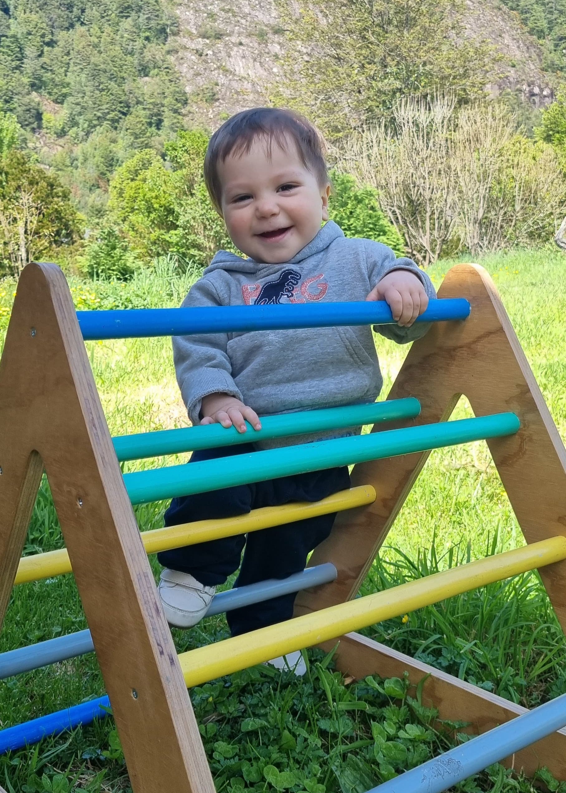 Triángulo Pikler c/rampa